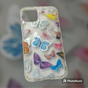 iphone 11 clear butterfly case